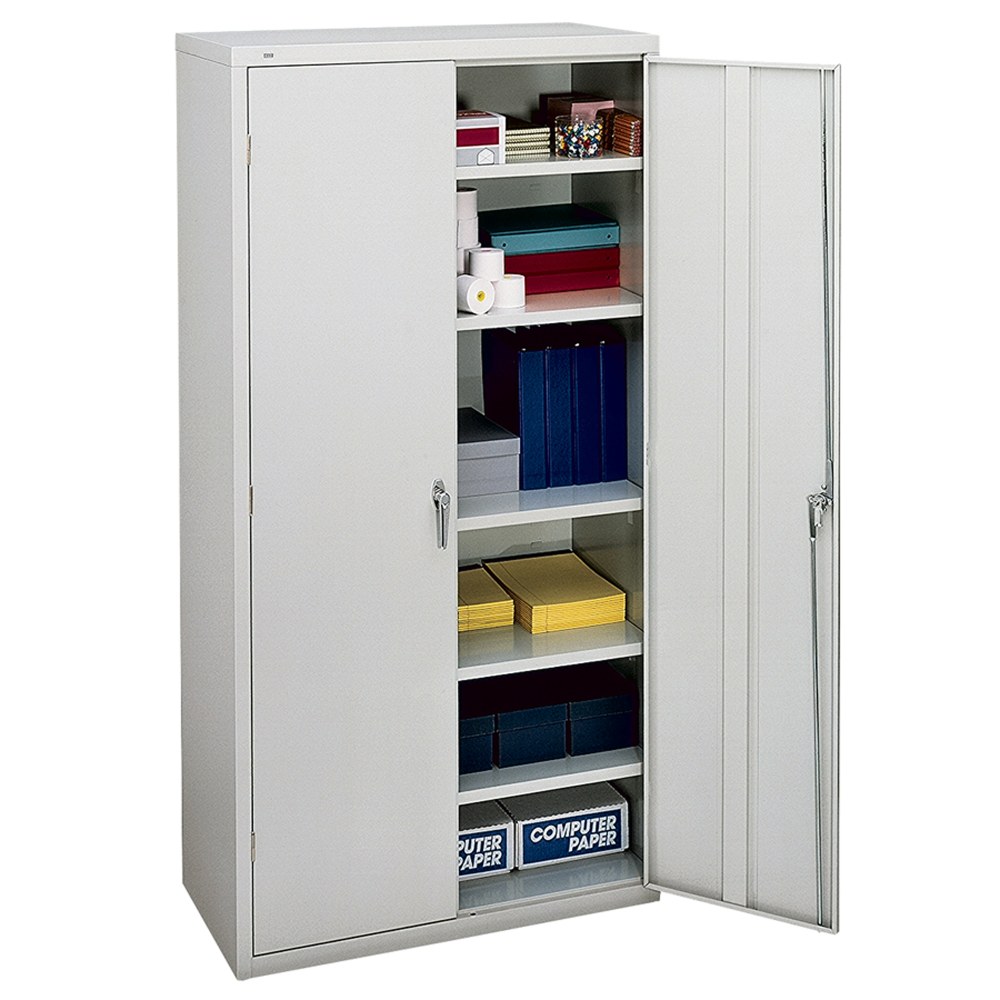 HON® Brigade Storage Cabinet, 5 Adjustable Shelves, 72"H