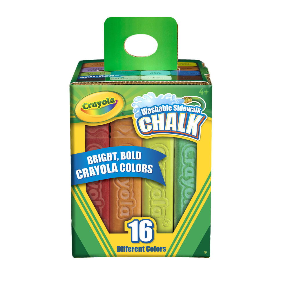 Crayola® Sidewalk Chalk, Bucket Of 16