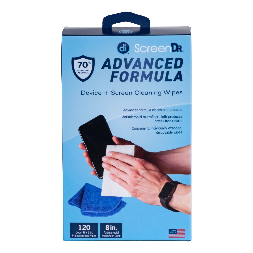 Digital Innovations ScreenDr 70% Alcohol Advanced Formula Device
