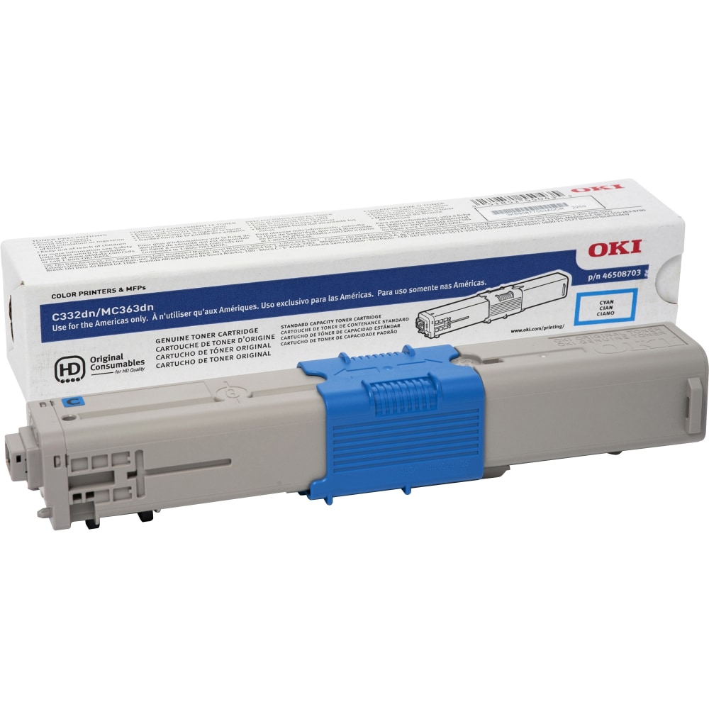 OKI® 46508703 Cyan Toner Cartridge