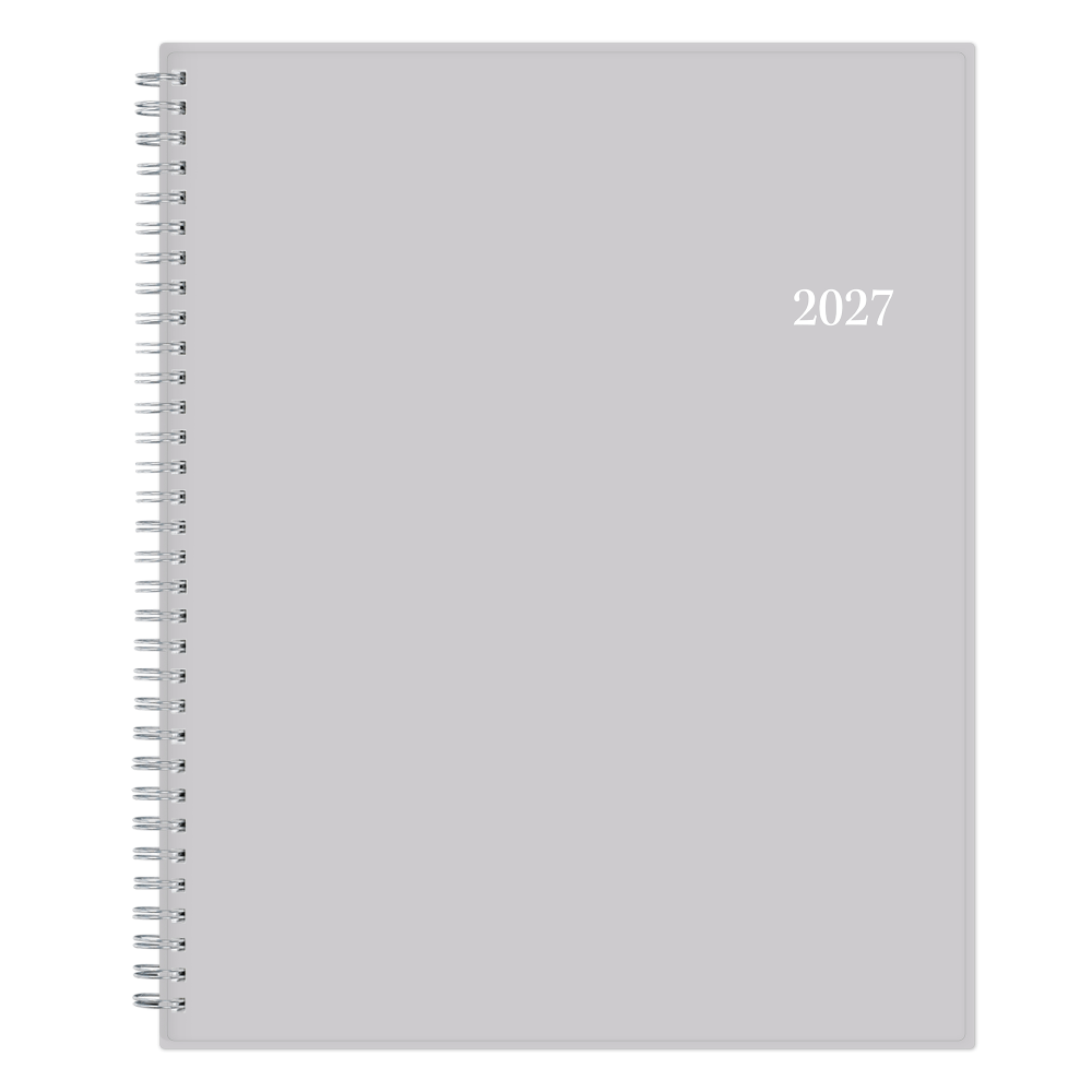 2027 Blue Sky Passages Solid Gray 1 Weekly/Monthly