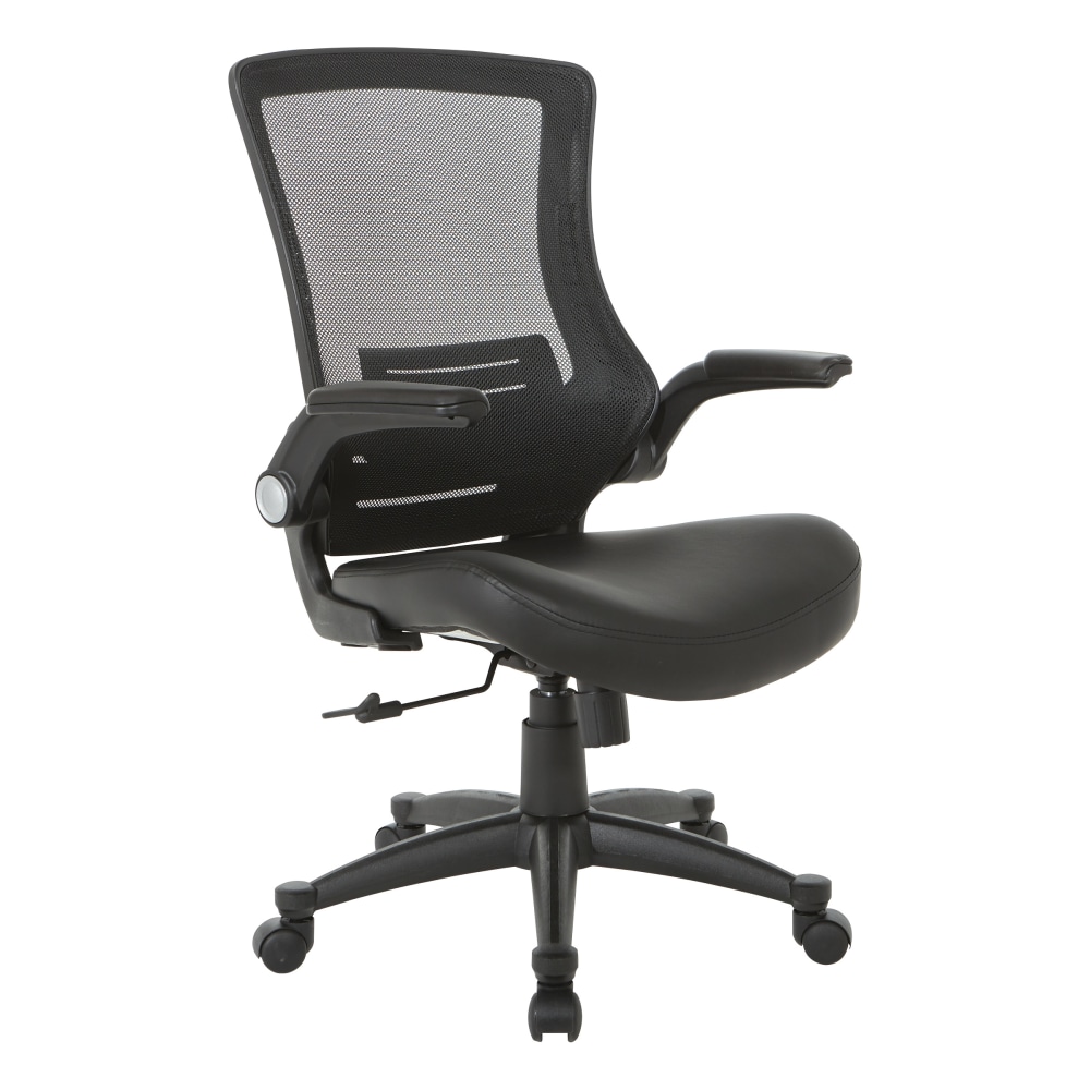 Office Star™ Work Smart Faux Leather Screen-Back Manager