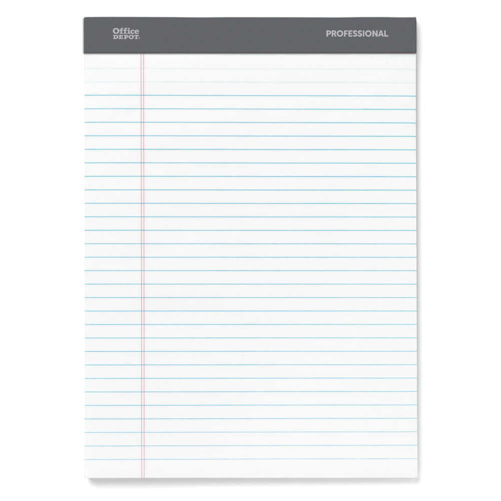 Office Depot® Brand Professional Writing Pads, 8 1/2"