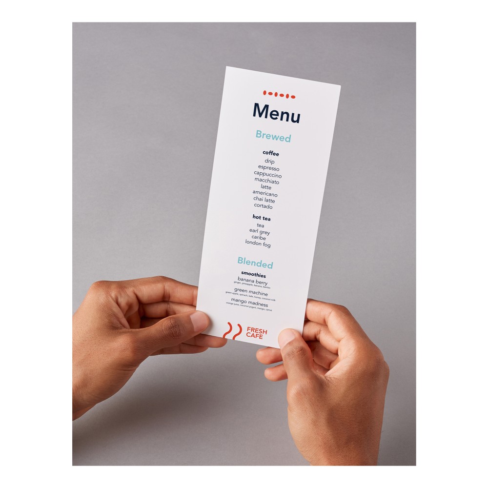 Custom Menus, Choose Design Or Upload Your Own
