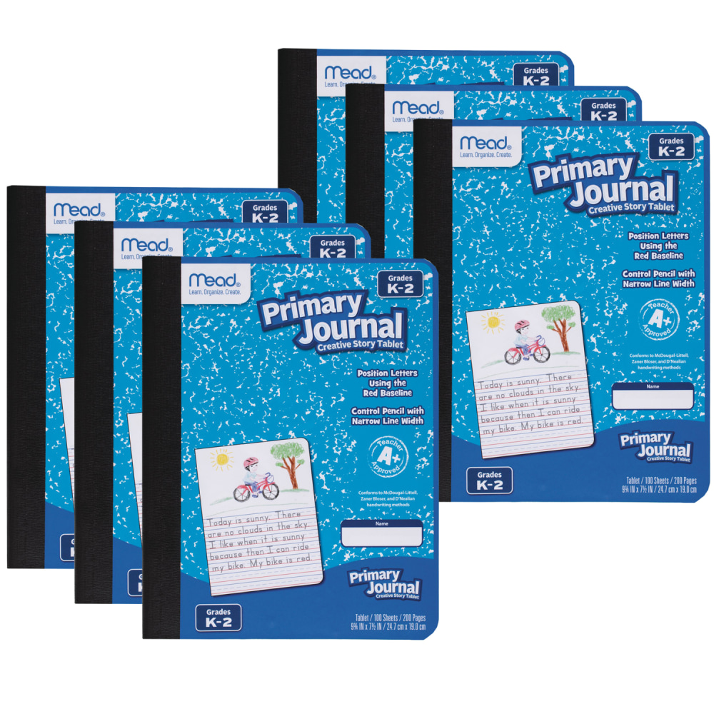 Mead® Primary Journals, 7-1/2" x 9-1/2", Half Page