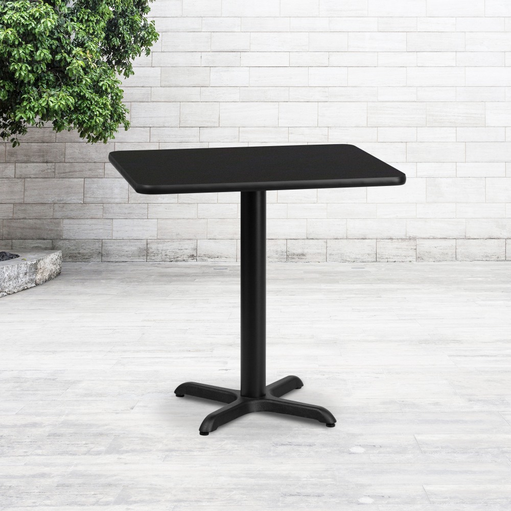 Flash Furniture Rectangular Laminate Table, 31-3/16"H x