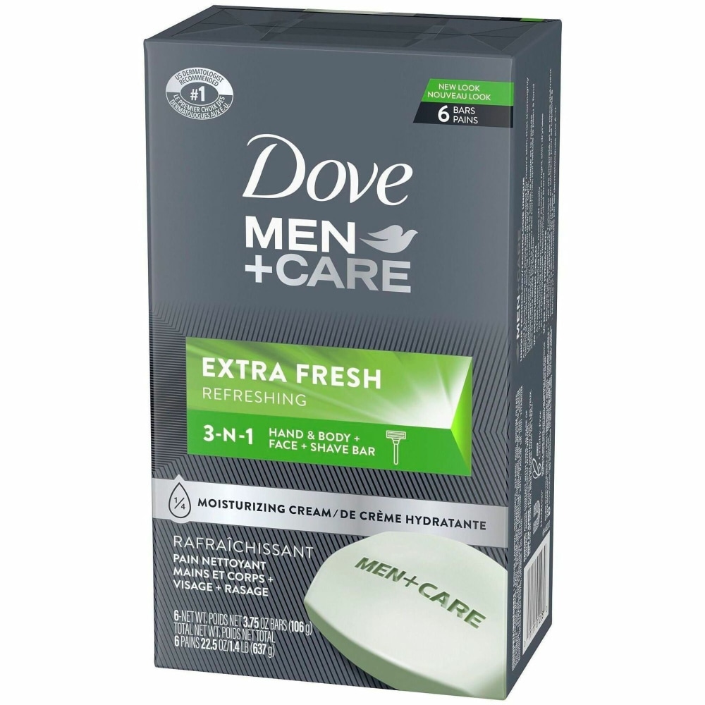Dove Men+Care Extra Fresh Body&Face Bars - 3.75