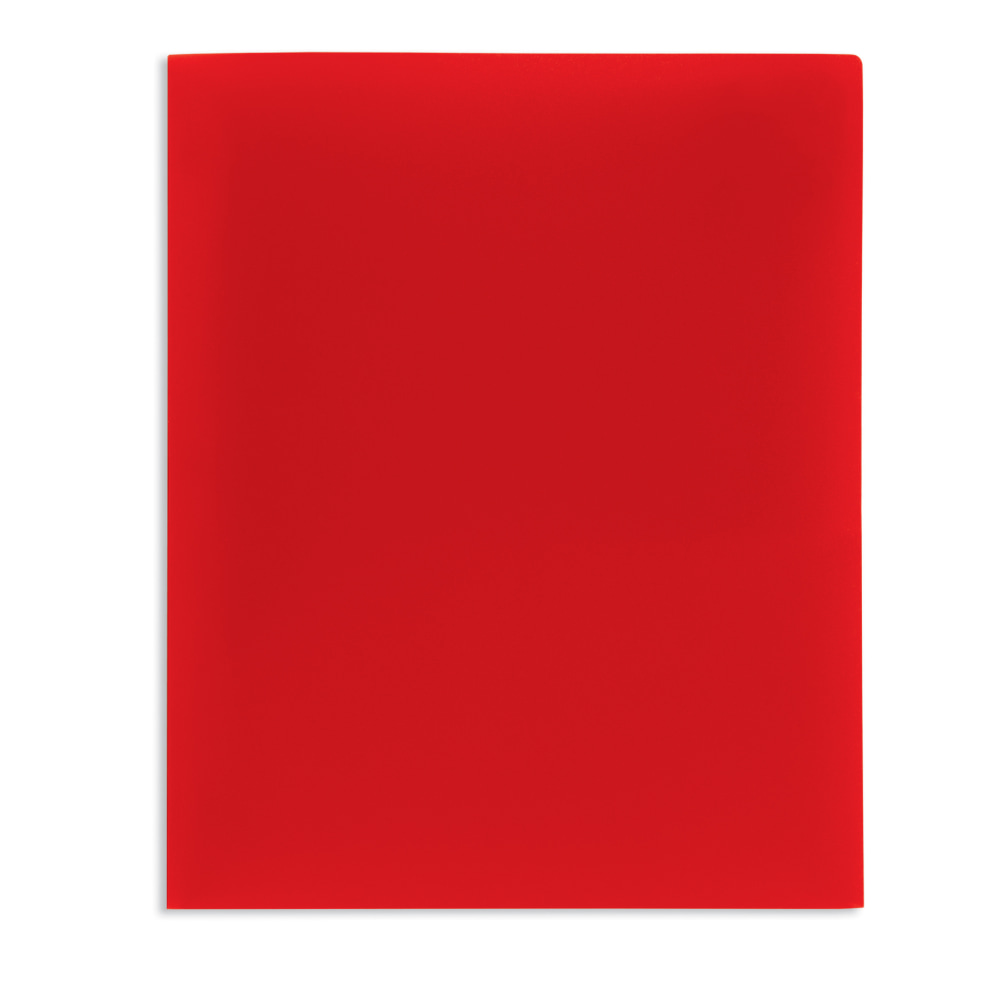 Office Depot® Brand School-Grade 2-Pocket Poly Folder, Letter