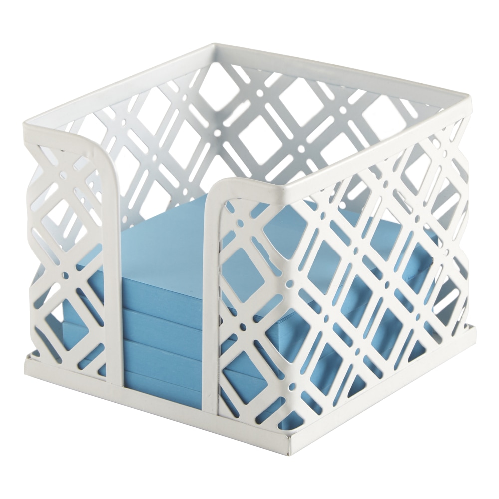 Realspace® Streya Cut-Metal Memo Holder, 3"H x 3-3/4"W
