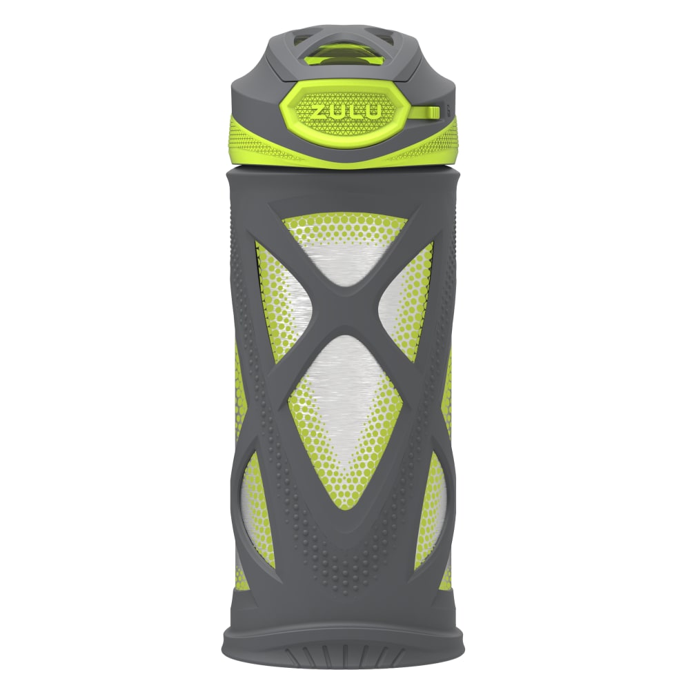 ZULU Echo Water Bottle, 16 Oz, Gray/Green