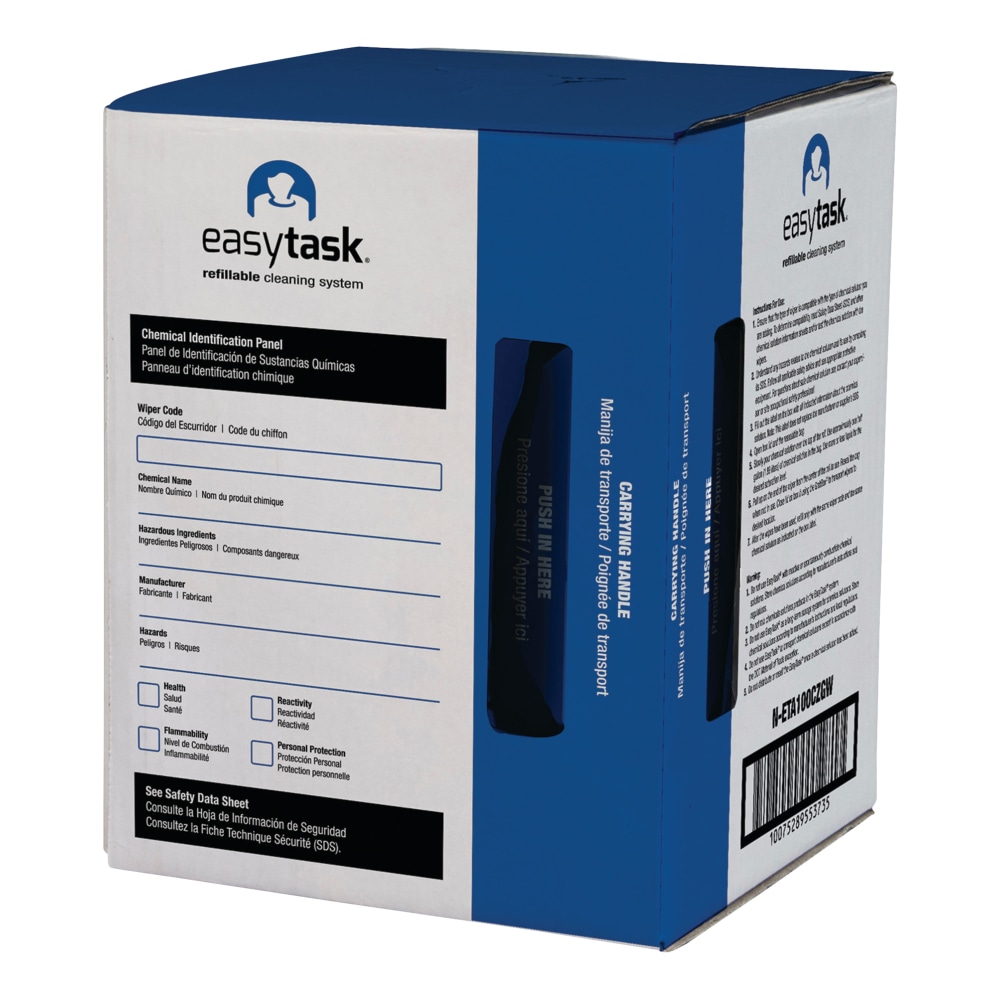 Hospeco Easy Task A100 Wipes, 10" x 12",