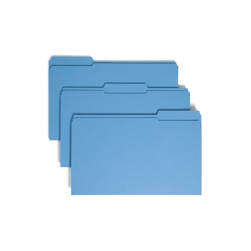 Smead® Color File Folders, With Reinforced Tabs, Legal