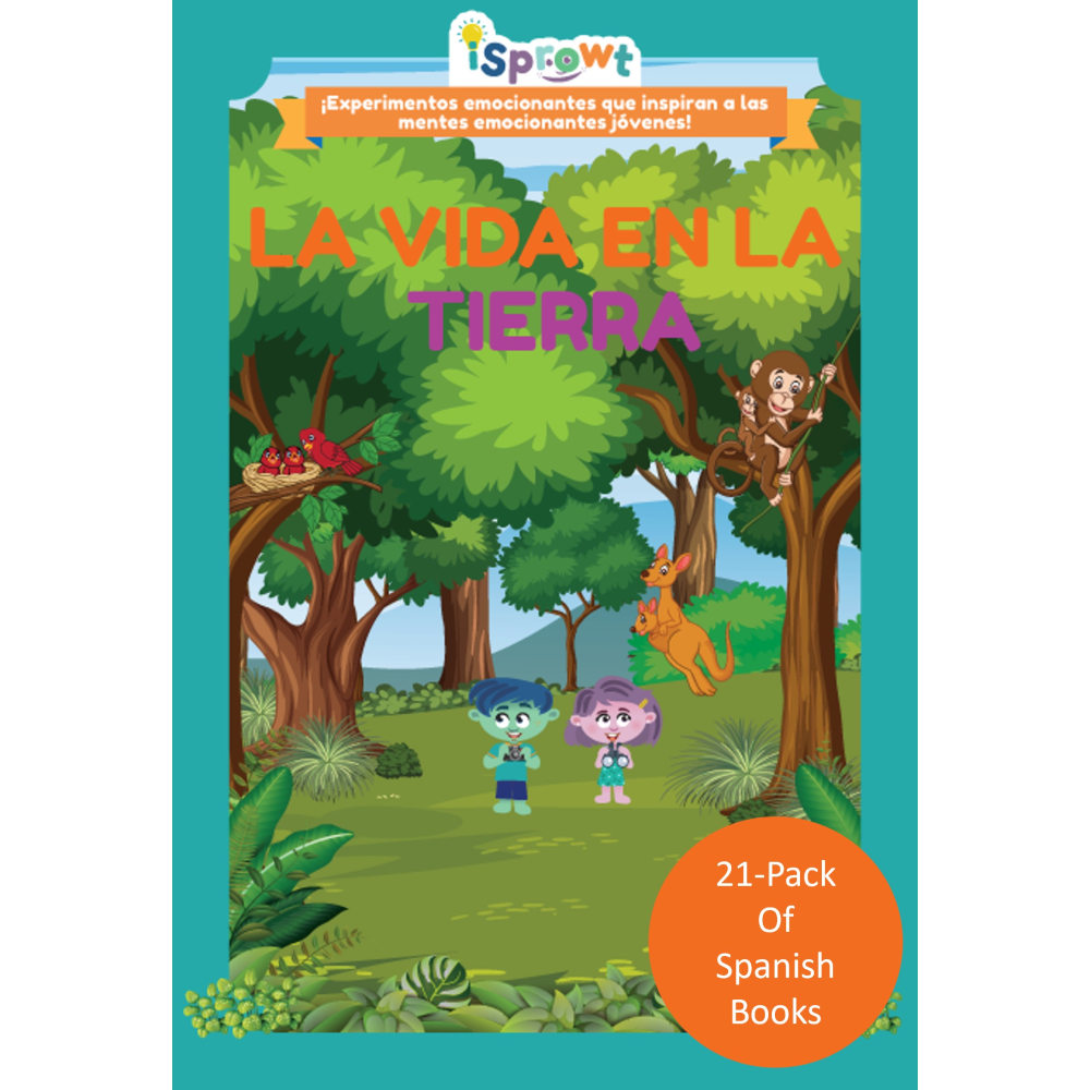 iSprowt Spanish Translation Books, Life on Earth, Pack