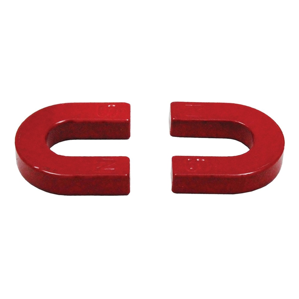 Dowling Magnets Horseshoe Magnets, 1 1/4", Red, Grade