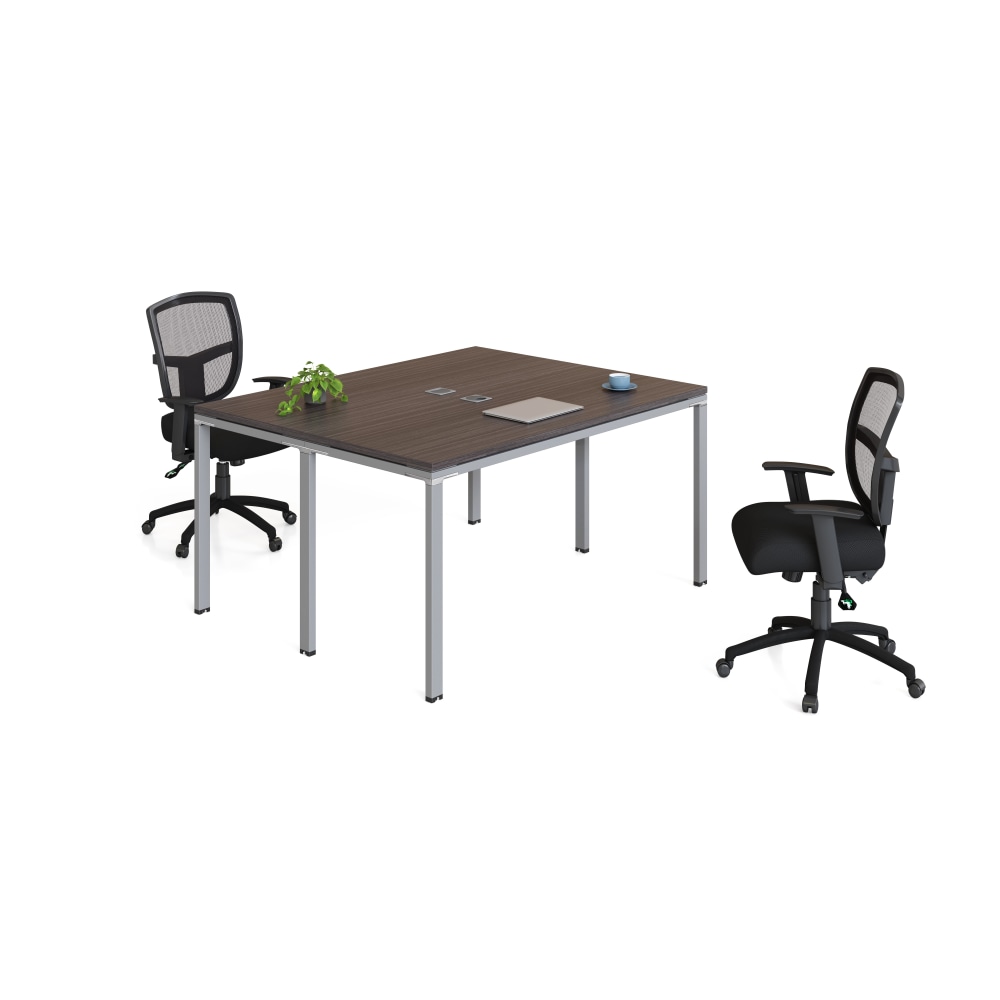 Boss Office Products Simple System Double Desk, Face