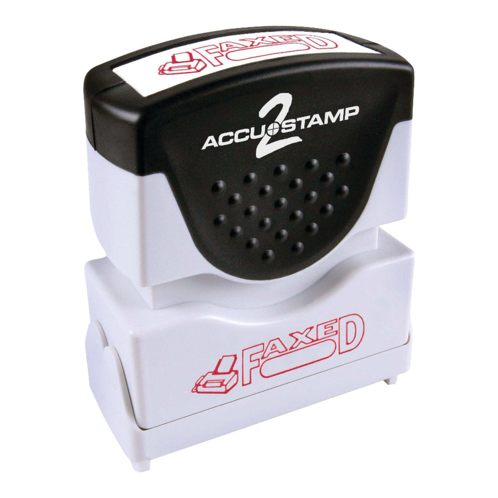 AccuStamp2 Faxed Stamp, Shutter Pre-Inked One-Color FAXED Stamp,