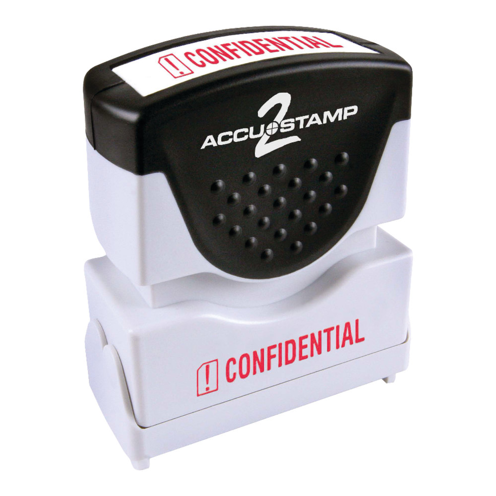 AccuStamp2 Confidential Stamp, Shutter Pre-Inked One-Color