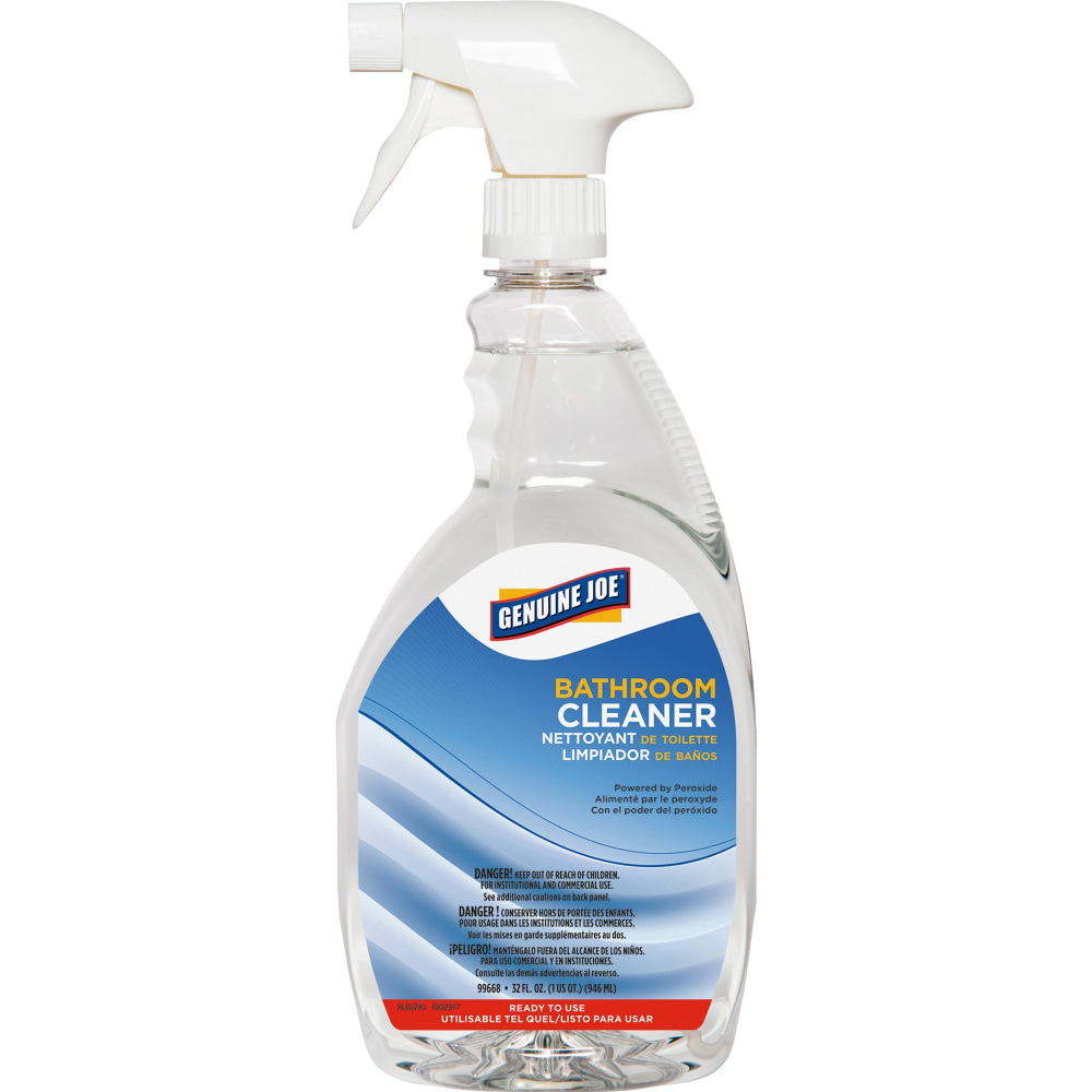 Genuine Joe Peroxide-Powered Bathroom Cleaner - Ready-To-Use -