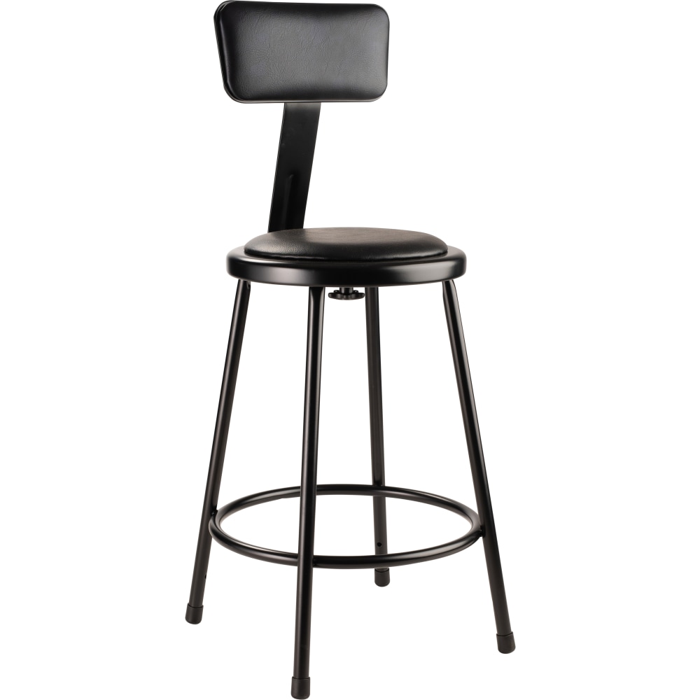 National Public Seating 6400 Vinyl Task Stool, With