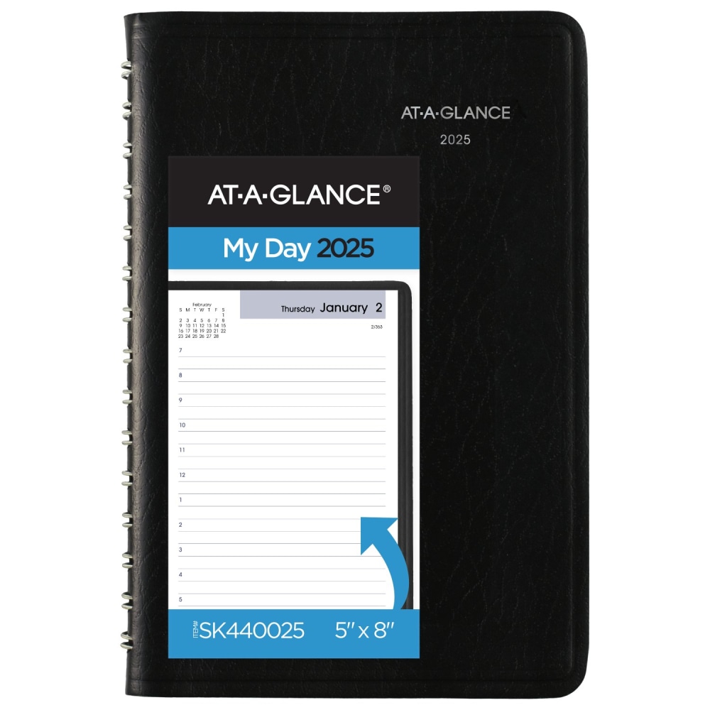 2025 AT-A-GLANCE® DayMinder Daily Appointment Book Planner,
