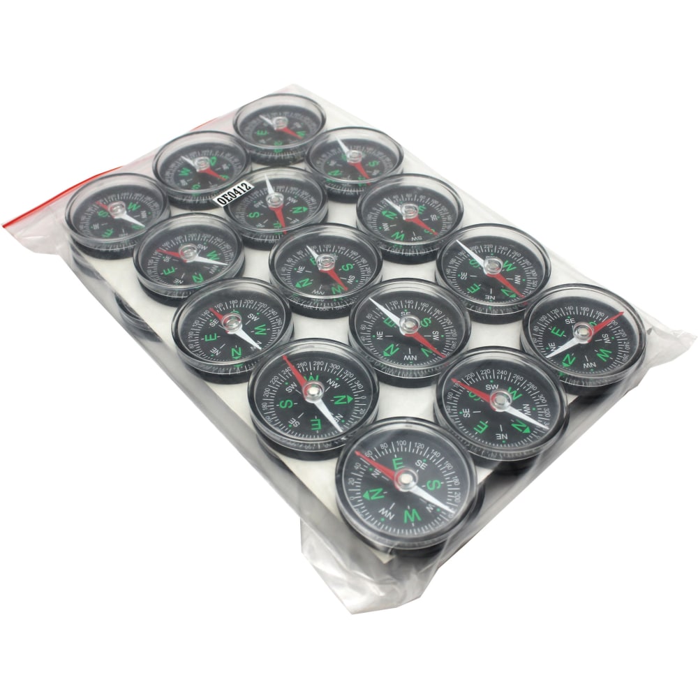 Dowling Magnets Compasses, 1 1/2", Black, Grade 1