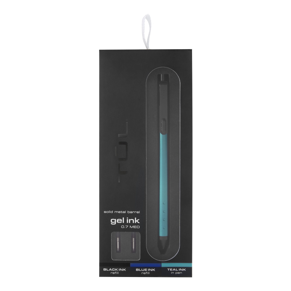 TUL® Fine Writing Solid Metal Barrel Retractable Gel