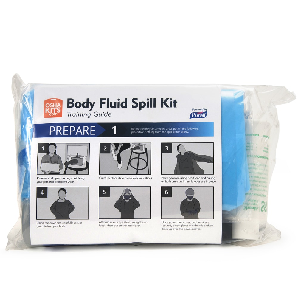 Purell® Body Fluid Spill Kit Refill for Clam