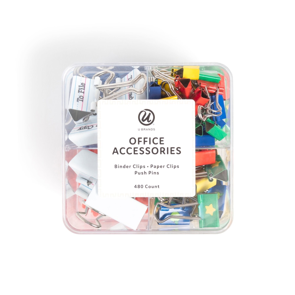 U Brands® Teacher Office Accessory Quad Kit, Assorted