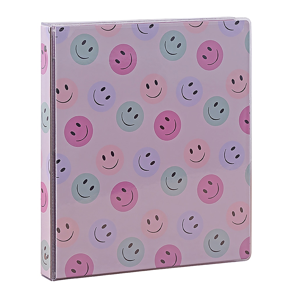 Office Depot® Fashion 3-Ring Binder, 1" Round Rings,