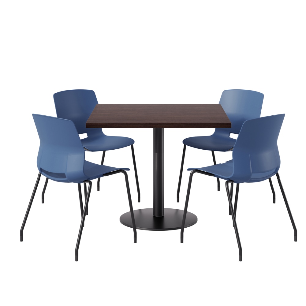 KFI Studios Proof Cafe Pedestal Table With Imme