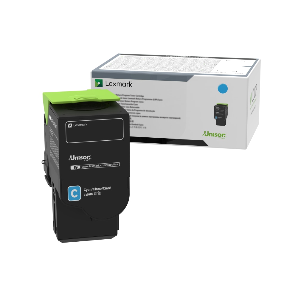 Lexmark™ 78C0X20 Cyan Extra-High Yield Toner Cartridge