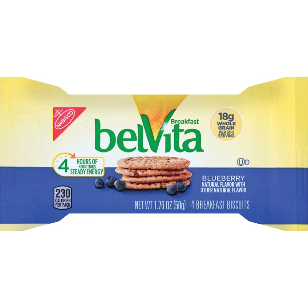 belVita Breakfast Biscuits - Individually Wrapped, Hydrogenated