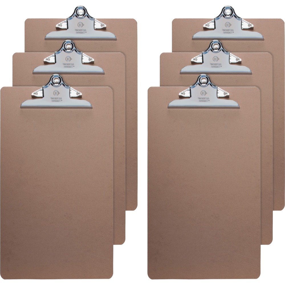 Business Source Hardboard Clipboard - 9" x 15