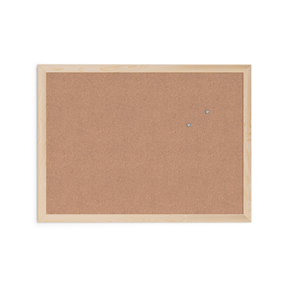 U Brands Cork Bulletin Board, 24" X 18",