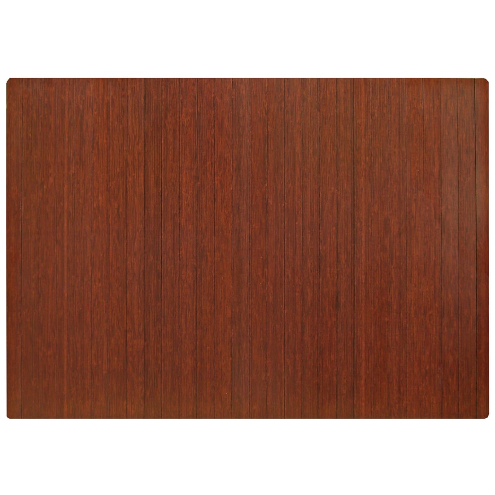 Anji Mountain Bamboo Roll-Up Chair Mat, 48" x