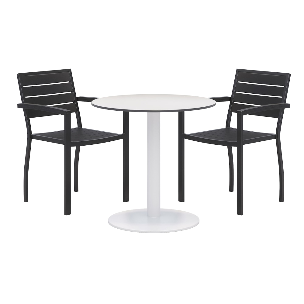KFI Studios Eveleen 3-Piece Outdoor Patio Set, 33-13/16”H