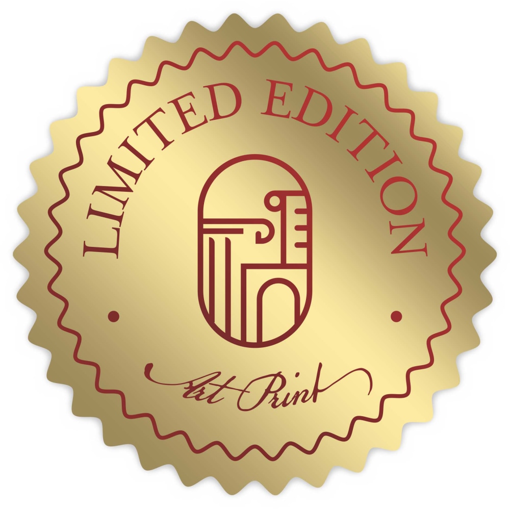 Custom 1-Color Foil-Stamped Labels And Stickers, 1-1/2"
