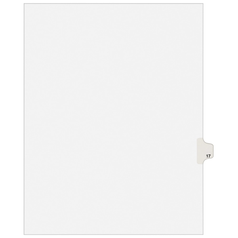 Avery® Individual Legal Dividers Avery® Style, Letter Size,