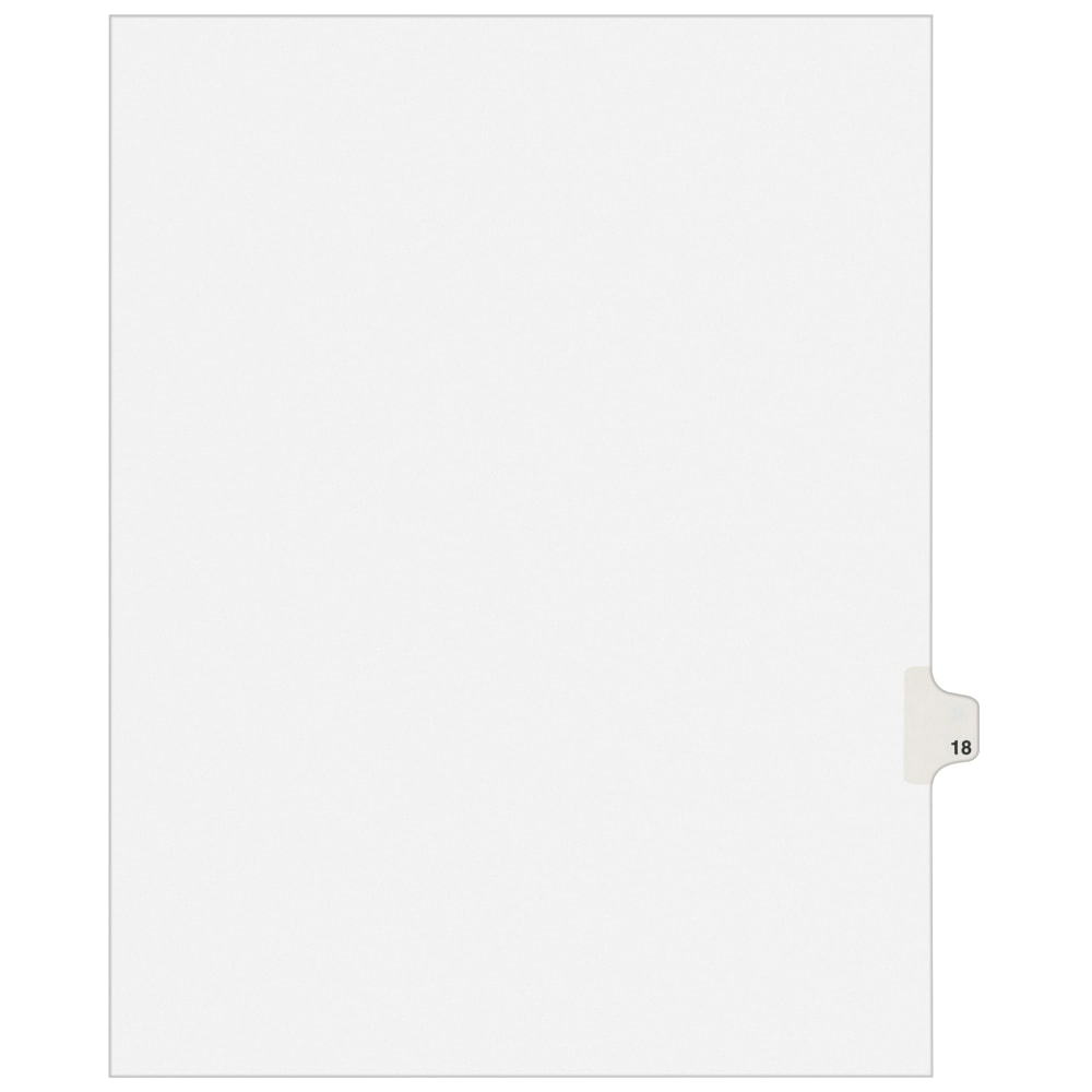 Avery® Individual Legal Dividers Avery® Style, Letter Size,