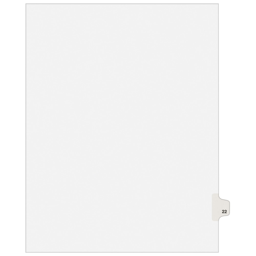 Avery® Individual Legal Dividers Avery® Style, Letter Size,