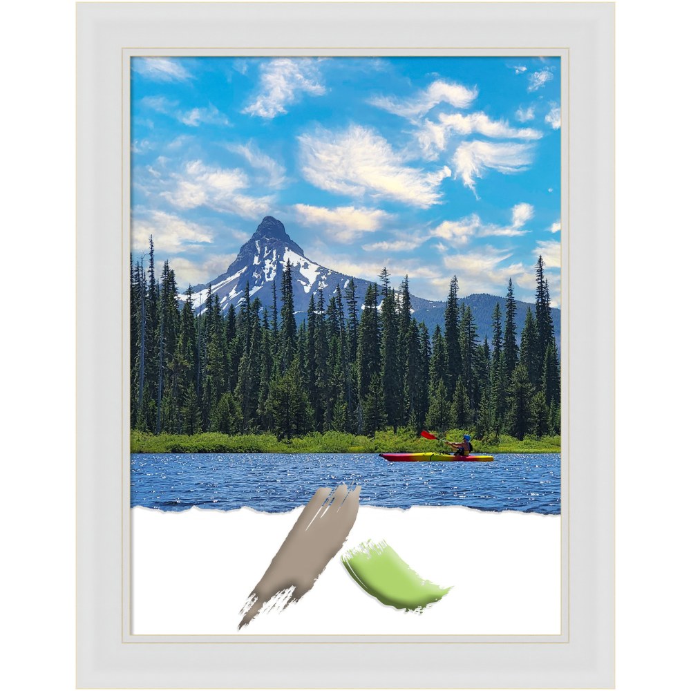 Amanti Art Flair Soft White Picture Frame, 22"