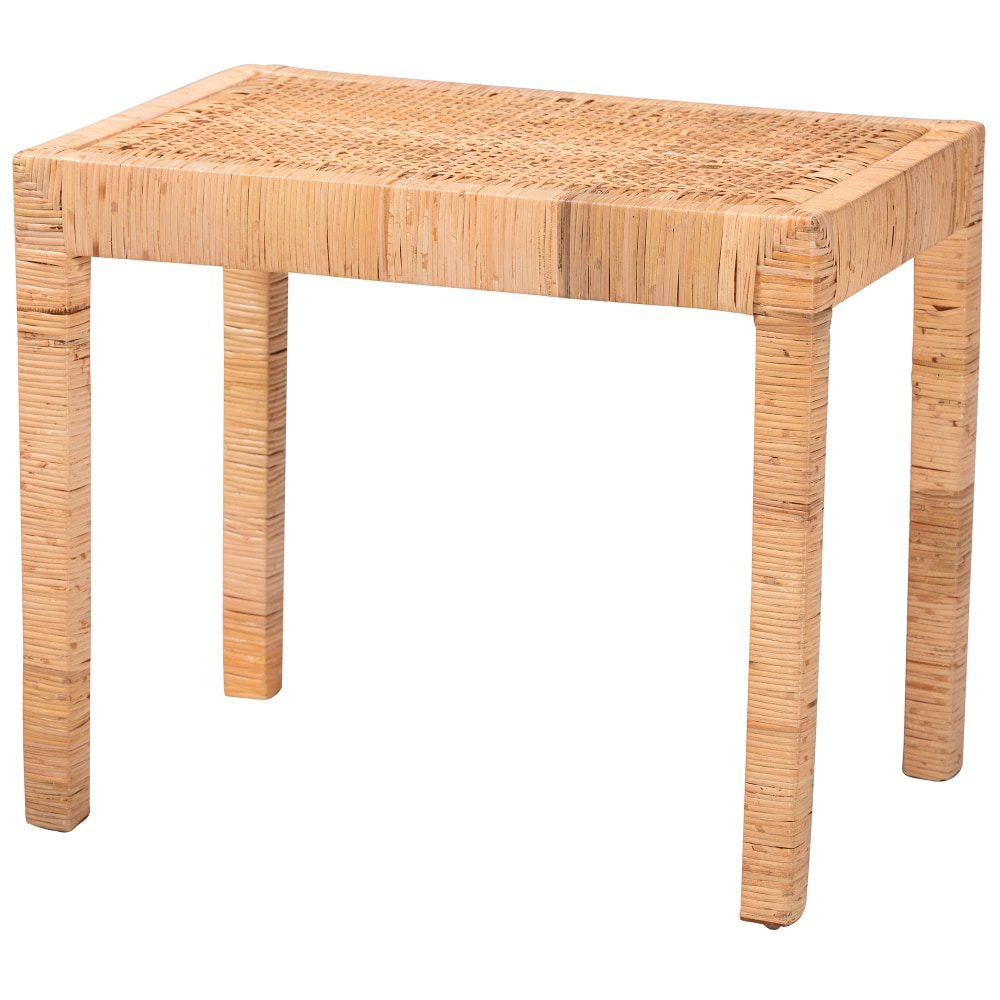 bali & pari Cherene Finished Wood Bench, 19-3/4”H