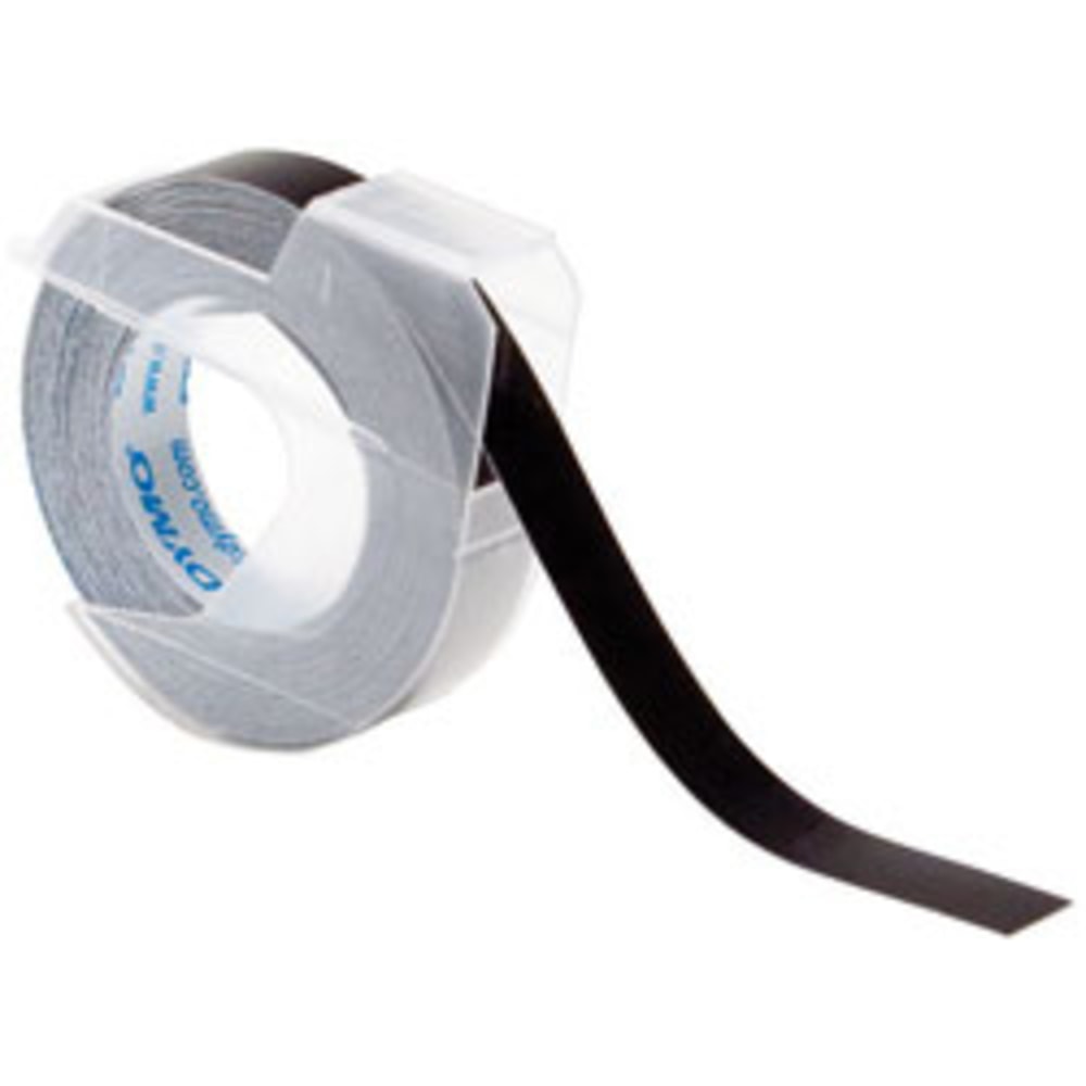 DYMO® 5201-09 Embossed Vinyl Labeling Tape, 0.38" x