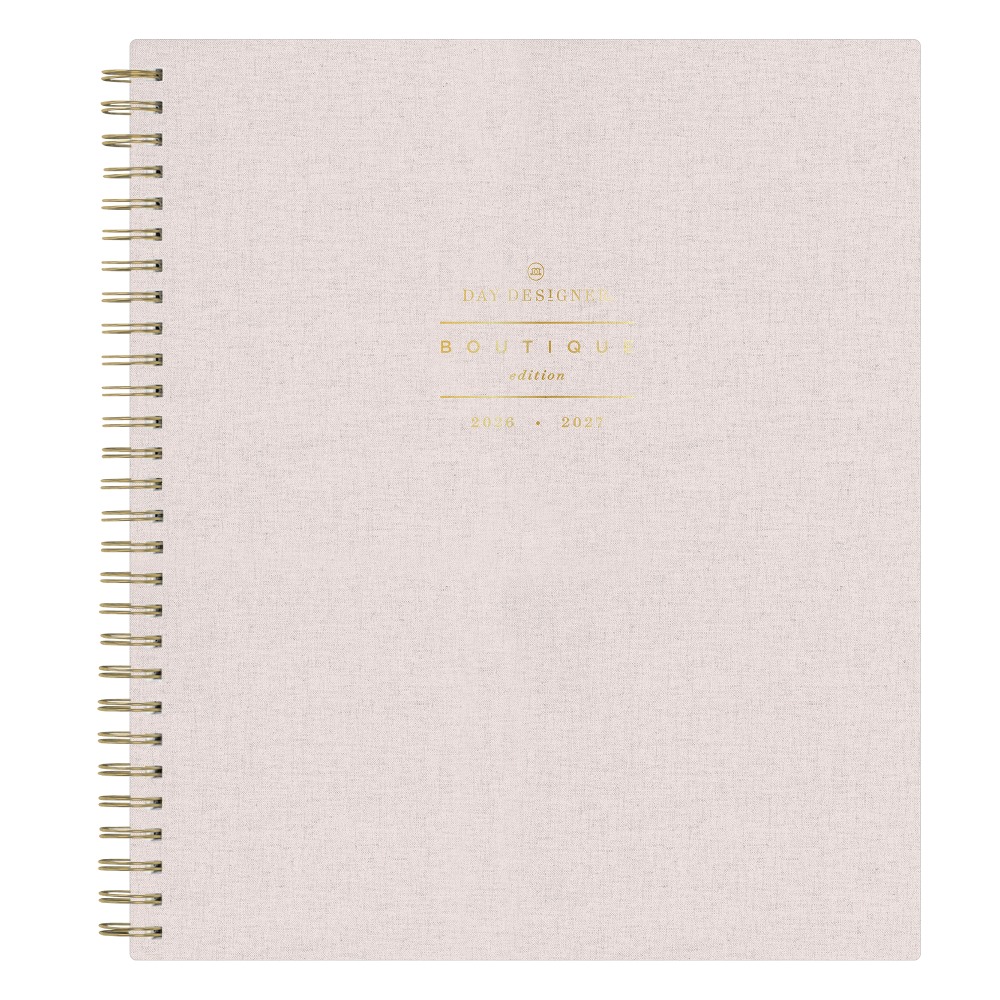 Boutique Planner DDB Blush Linen XL 8x10 AY26–27