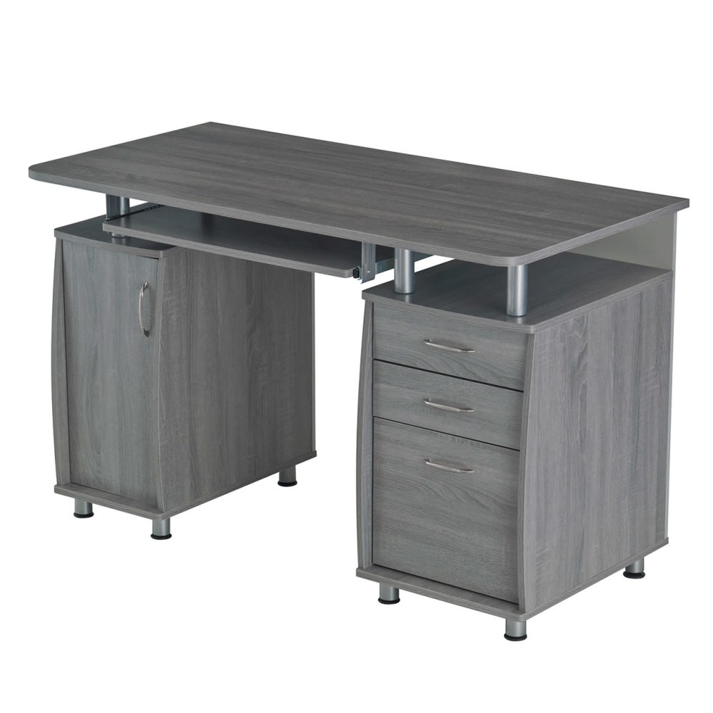Techni Mobili Complete Workstation 48"W Computer Desk With