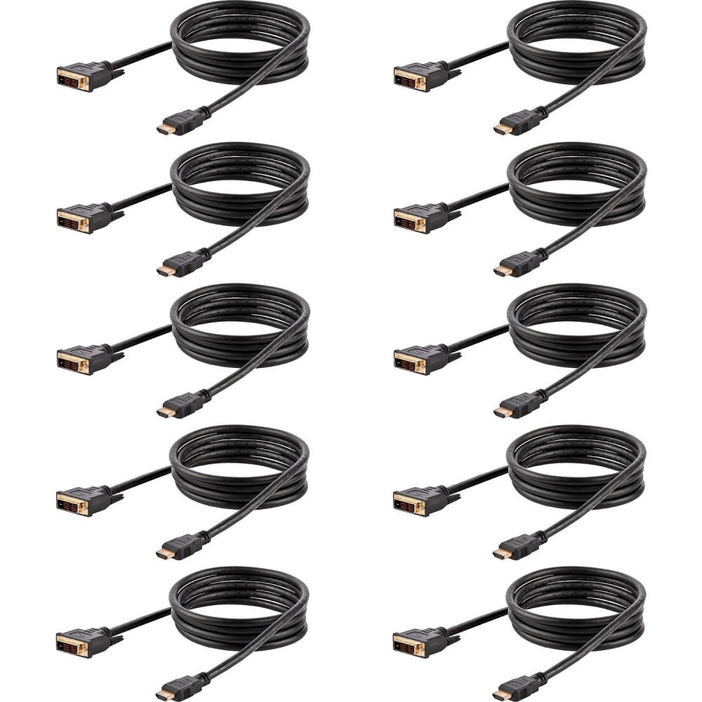 StarTech.com 6ft (1.8m) HDMI to DVI Cable, DVI-D