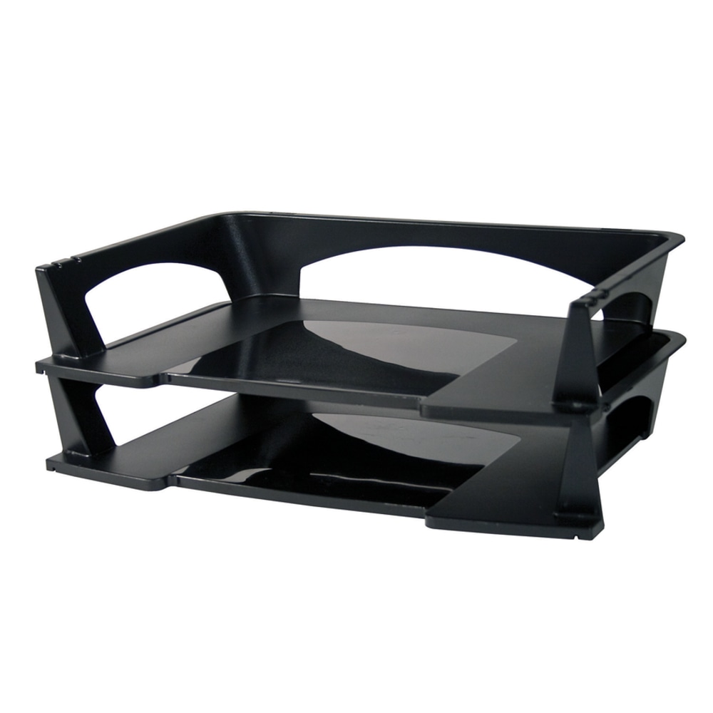 Office Depot® Brand Stacking Desk Trays, 3"H x