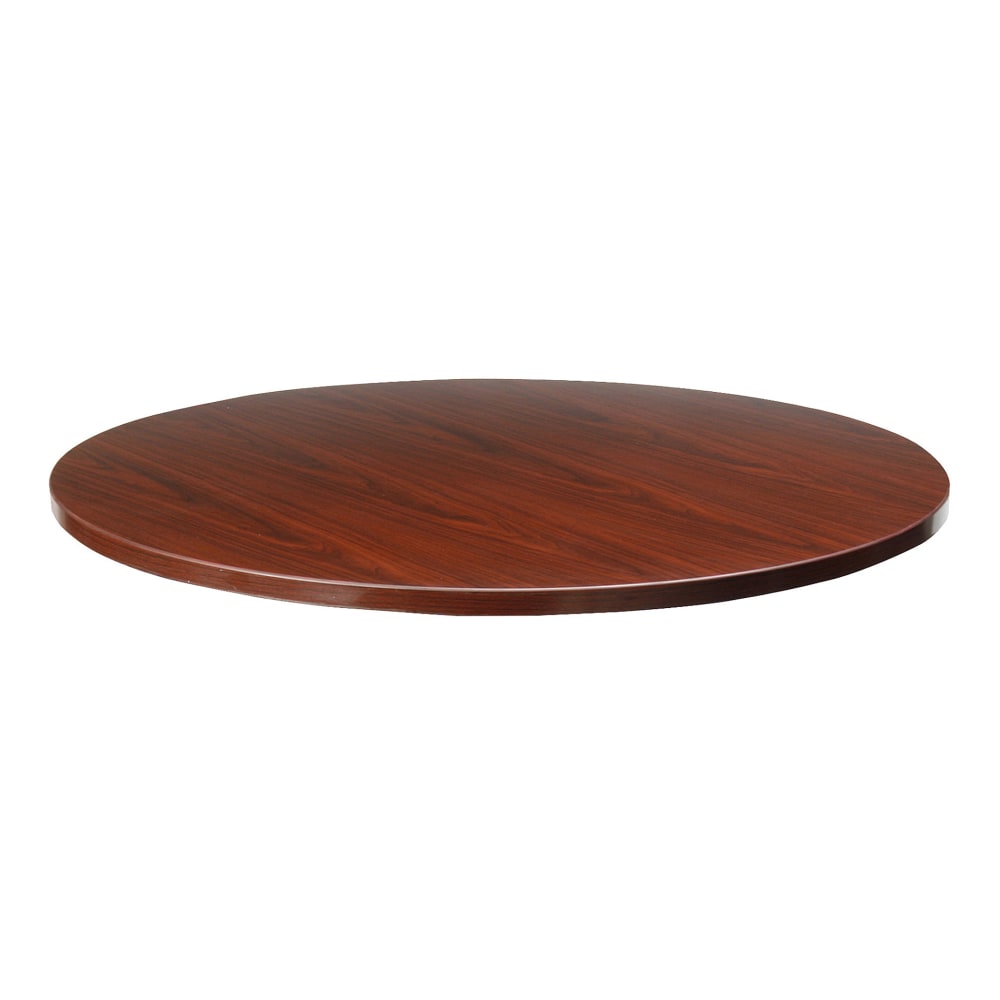 Lorell® Essentials Round Table Top, 42"D, Mahogany