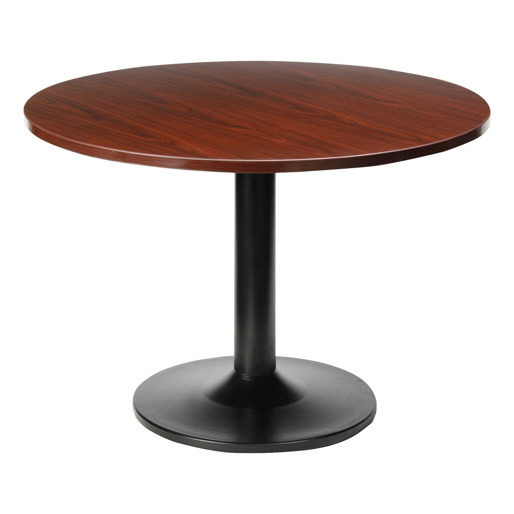 Lorell® Essentials Round Table Top, 48"D, Mahogany