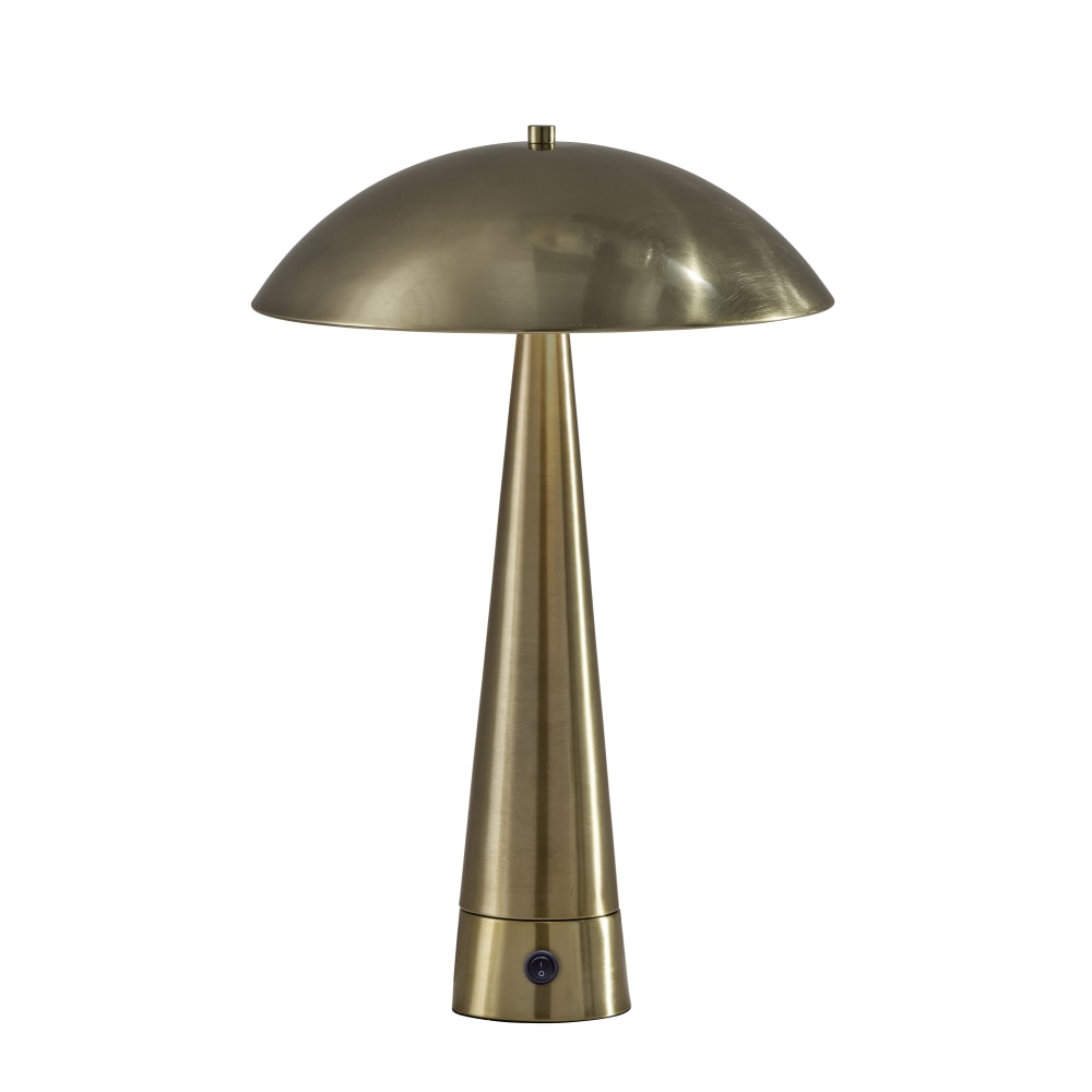 Adesso Vortex Table Lamp, Antique Brass